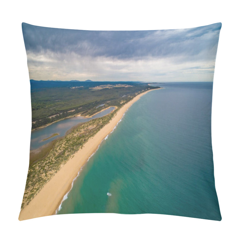 Personality  Breathtaking Ocean Coastline In Victoria, Australia - Aerial View Pillow Covers