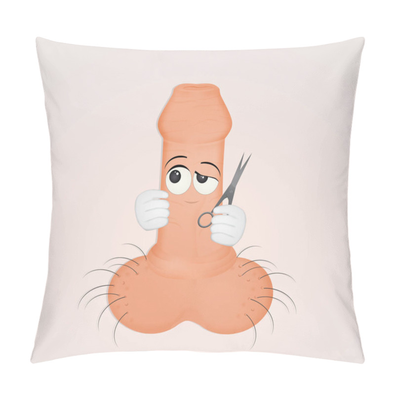 Personality  Funny Illustration Of Circumcision Pillow Covers