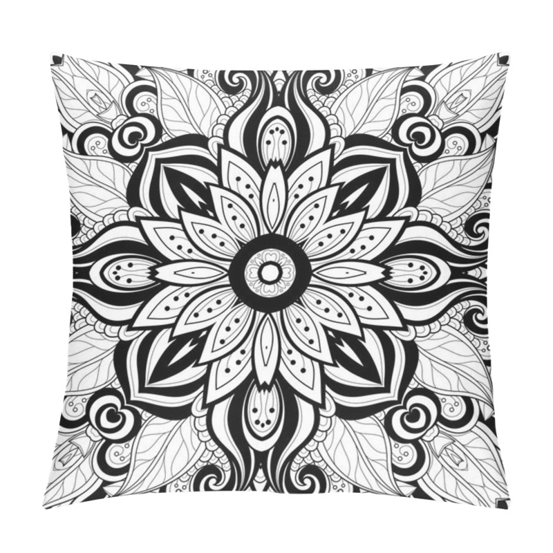 Personality  Abstract Black And White Tribal Pattern Pillow Covers