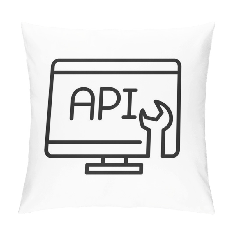 Personality  Api Interface Vector Illustration Design Pillow Covers