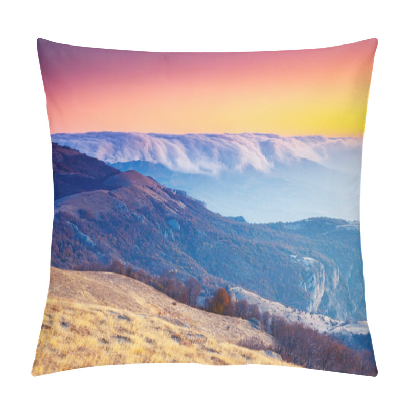 Personality  Majestic Morning Mountain Landscape Pillow Covers