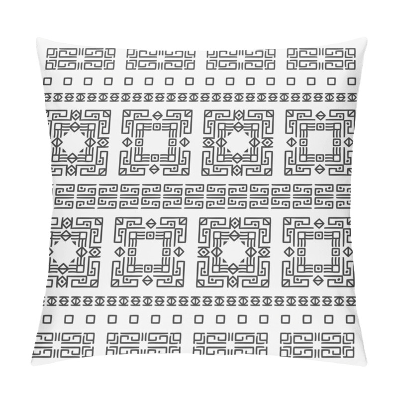 Personality  Ancient Pattern - Second Tribal Elements White Pillow Covers