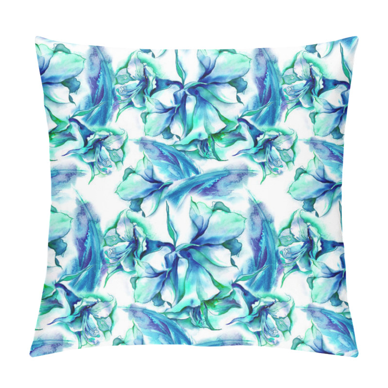 Personality  Amaryllis Seamless Pattern Pillow Covers