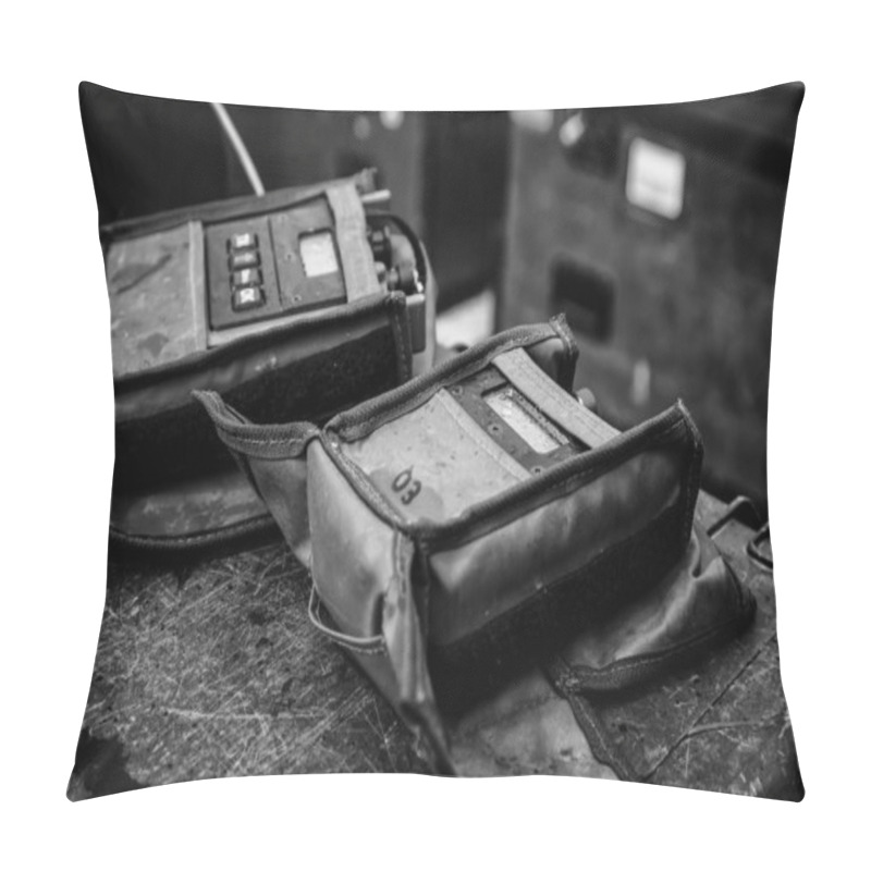 Personality  Walkie Talkie Armed Forces, War And Technology Pillow Covers