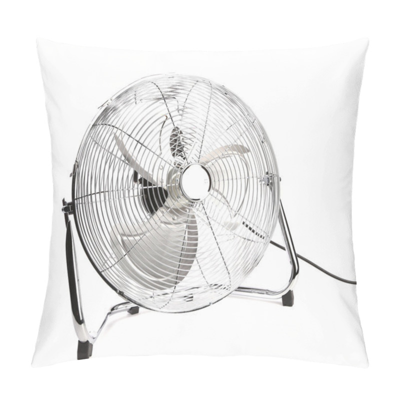 Personality  Front View Of Electric Fan. Pillow Covers