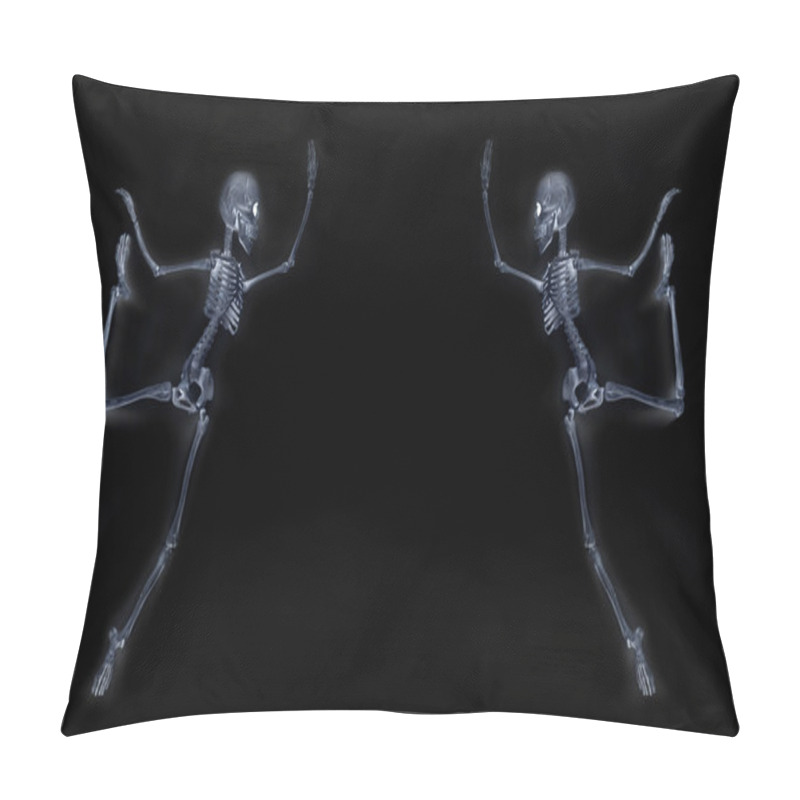 Personality  Dancing Skeleton X Ray Pillow Covers