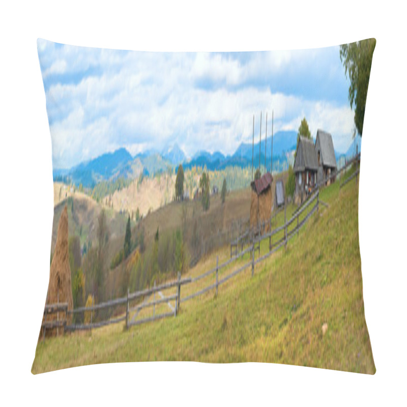 Personality  Autumn Mountain Village Pillow Covers