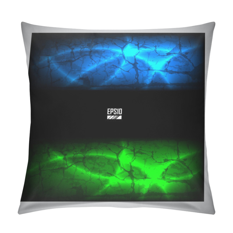 Personality  Vibrant Grunge Background. Pillow Covers