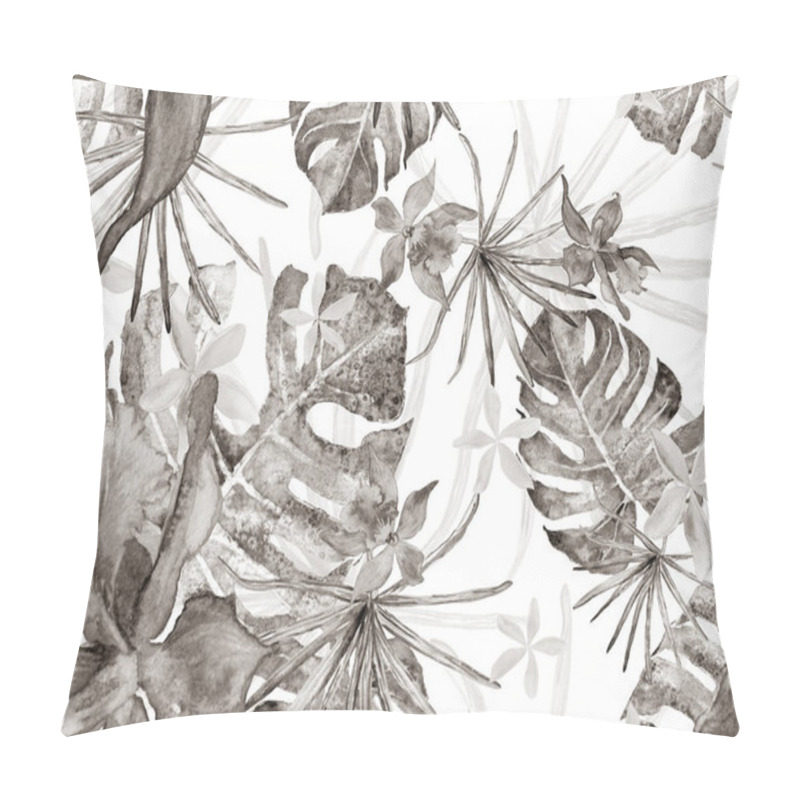 Personality  Orchid Seamless Pattern. Pillow Covers