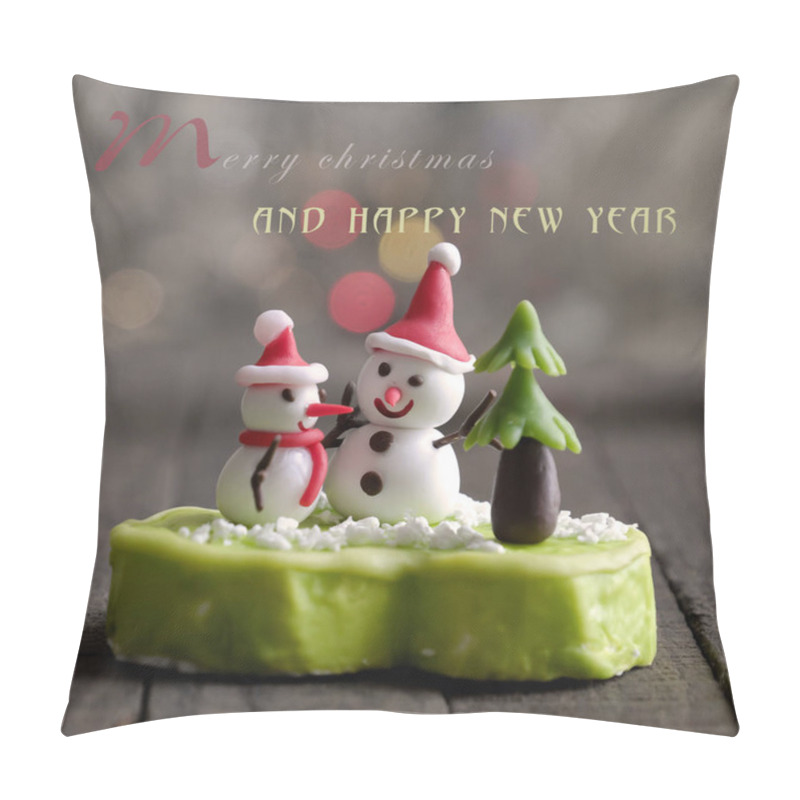 Personality  Christmas Card For Winter Holiday Pillow Covers