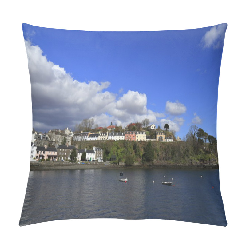 Personality  Portree Harbor, Scotland Pillow Covers