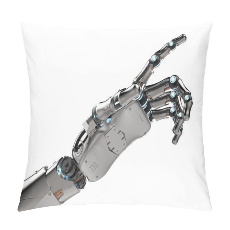 Personality  Robotic Hand Pointing Pillow Covers