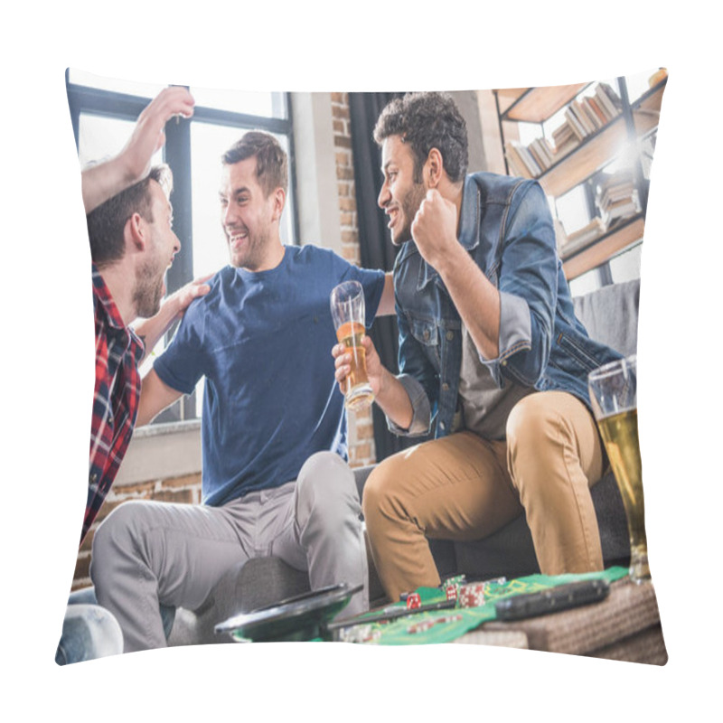 Personality  Men Playing Roulette Game Pillow Covers