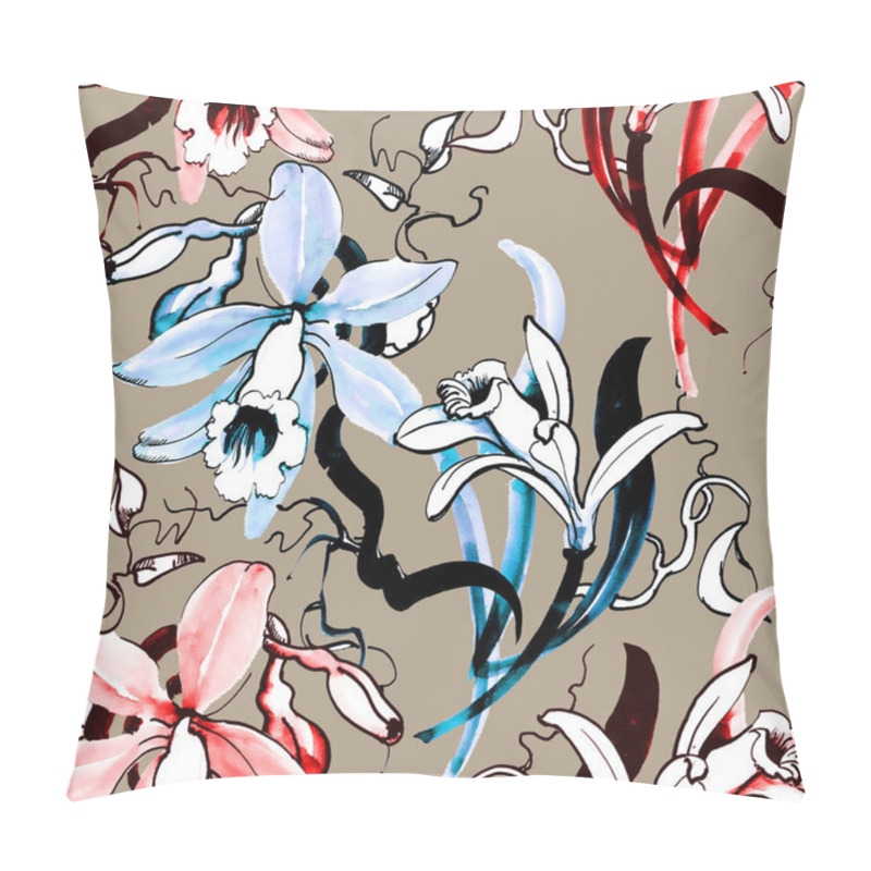 Personality  Floral Seamless Background Pillow Covers