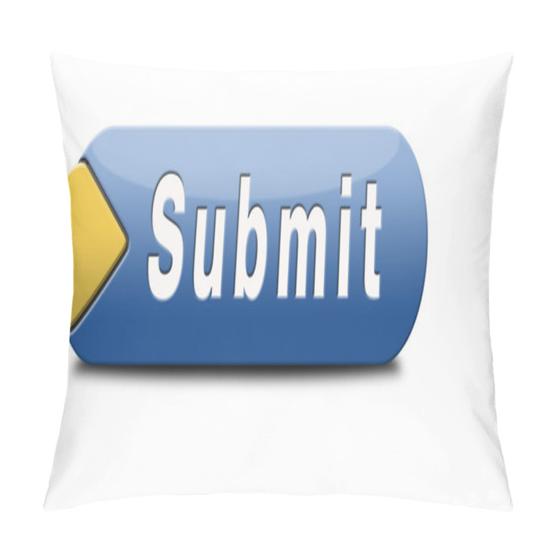 Personality  Submit Button Pillow Covers