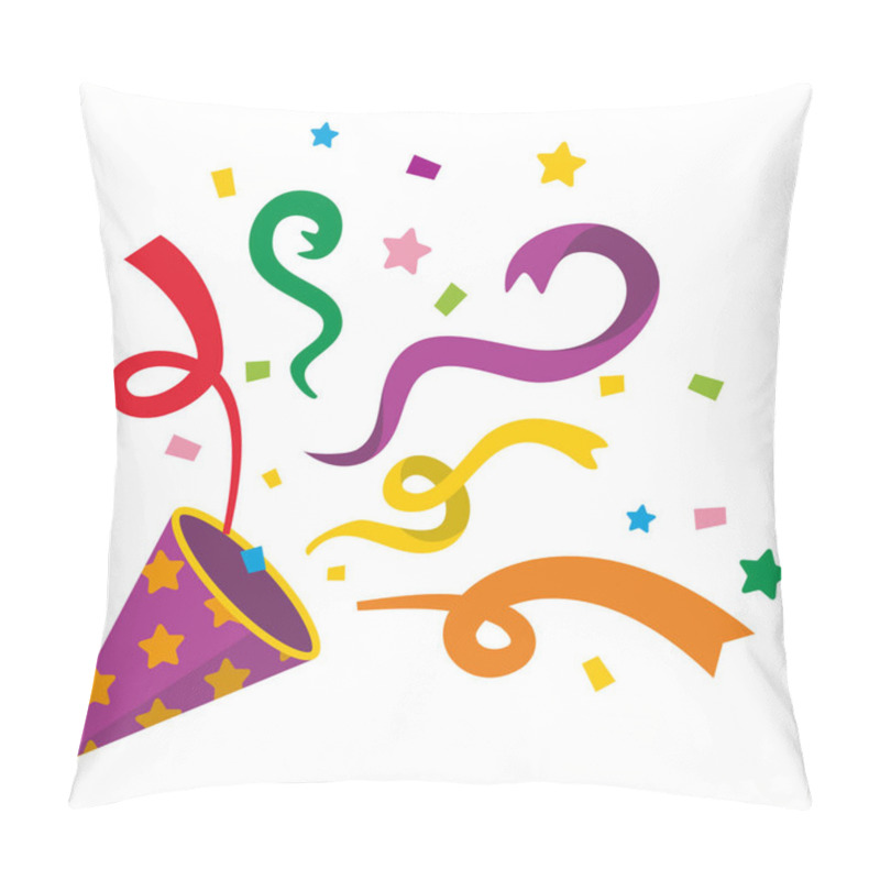 Personality  Vector Illustration Of Cute Party Crackers Pillow Covers