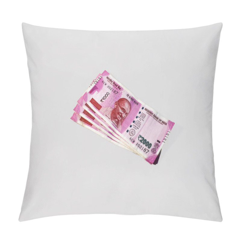 Personality  New Modern Indian Two Thousand Rupees Currency Note Pillow Covers