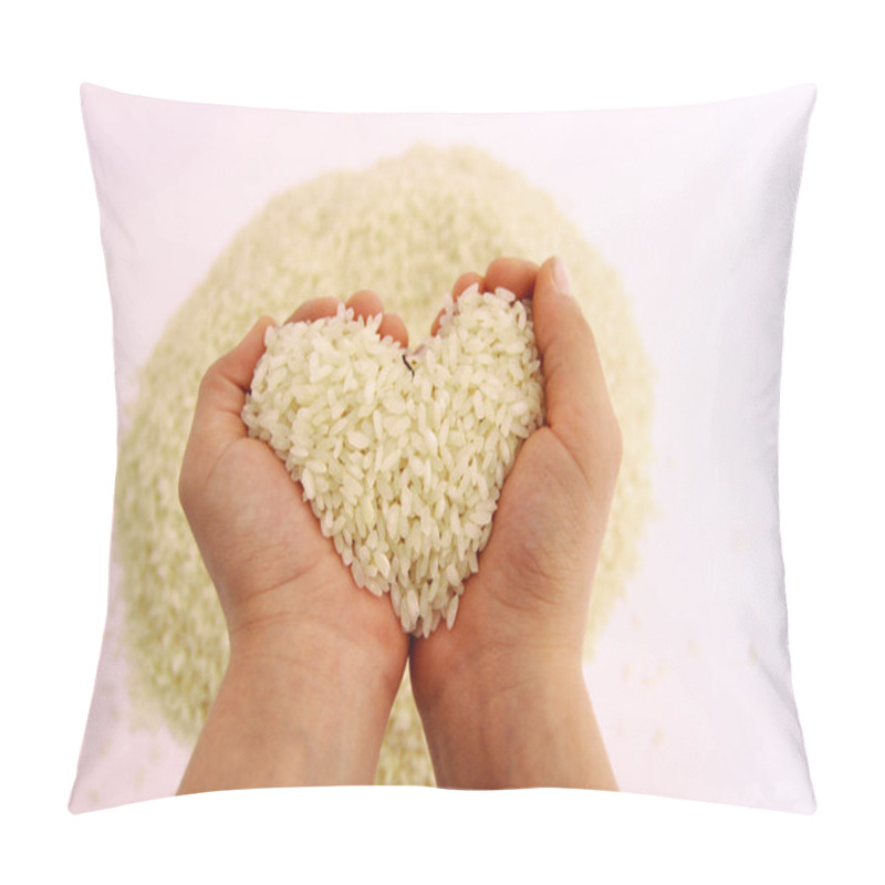 Personality  Baldo Big Rice Pictures On The Most Beautiful And Best White Background Pillow Covers