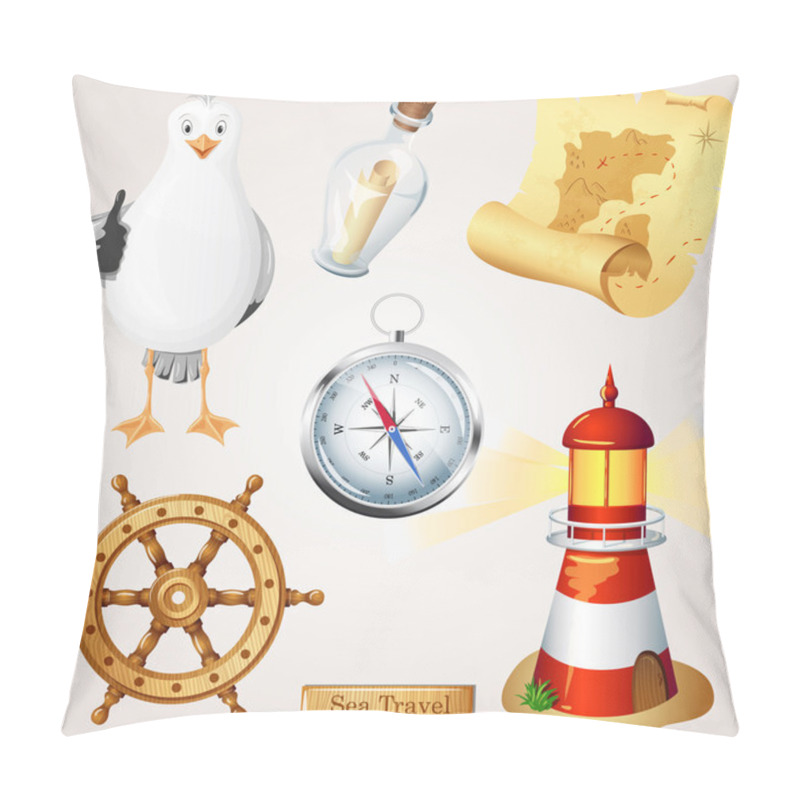 Personality  Sea Travel 1 Pillow Covers