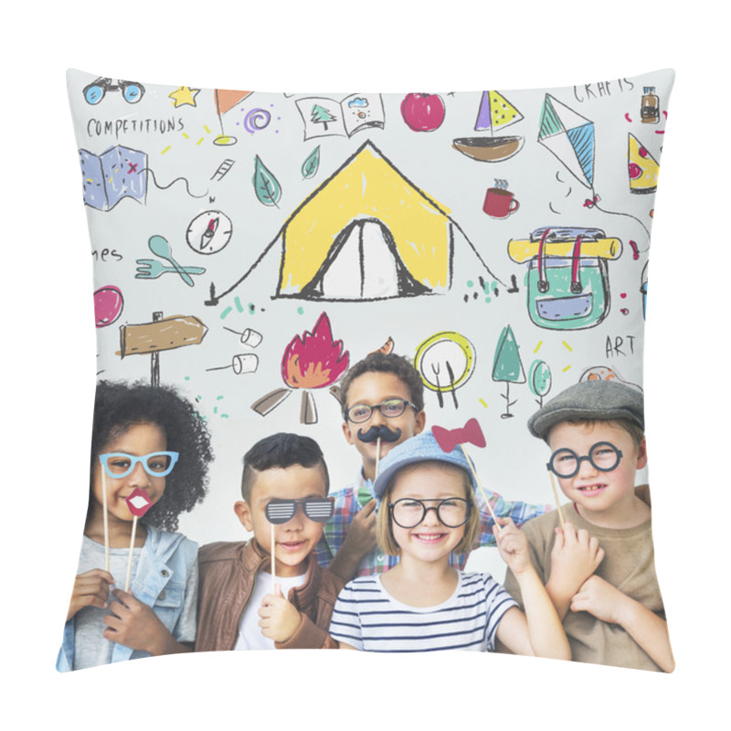 Personality  Kids With Bright Emotions Pillow Covers