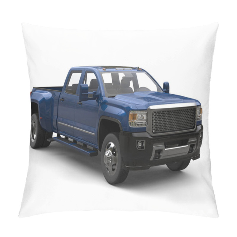 Personality  Royal Blue Pickup Truck - Studio Shot Pillow Covers