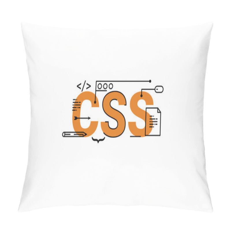 Personality  CSS Word Lettering Pillow Covers