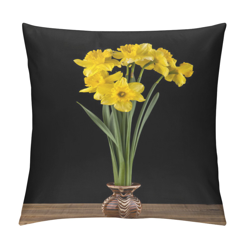 Personality  Spring Yellow Daffodil Flowers Pillow Covers