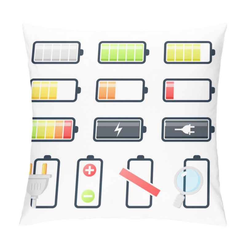 Personality  Battery Set Pillow Covers