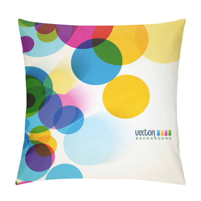 Personality  Circles Background Pillow Covers