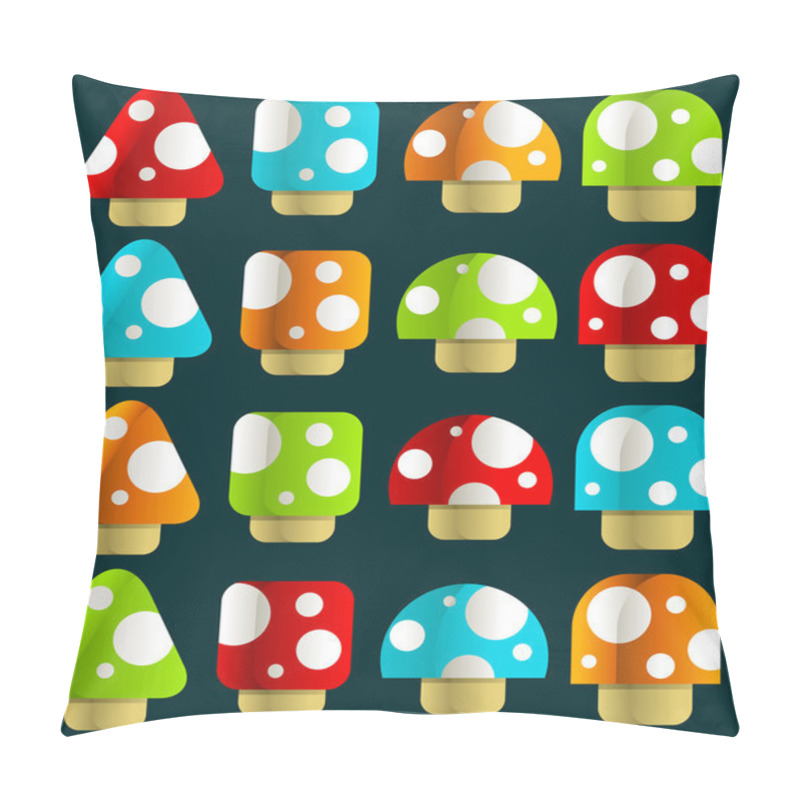 Personality  Mini Magic Mushrooms Pillow Covers