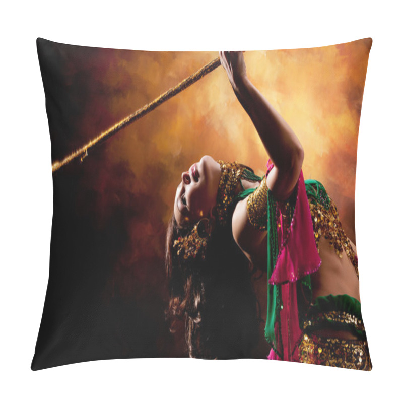 Personality  Beautiful Exotic Belly Dancer Woman Pillow Covers