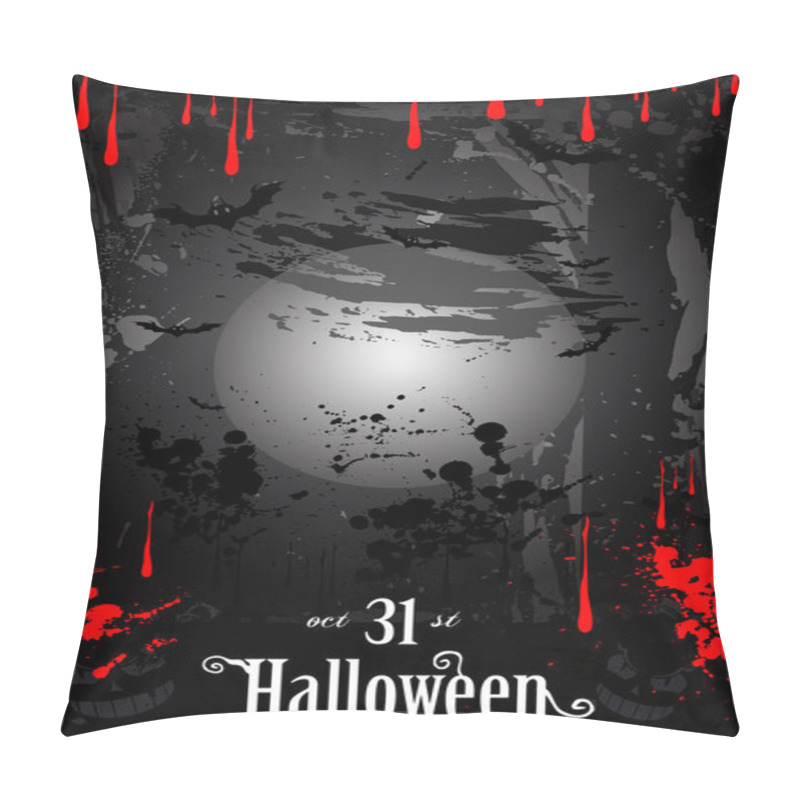 Personality  Halloween Horror Party Flyer Pillow Covers