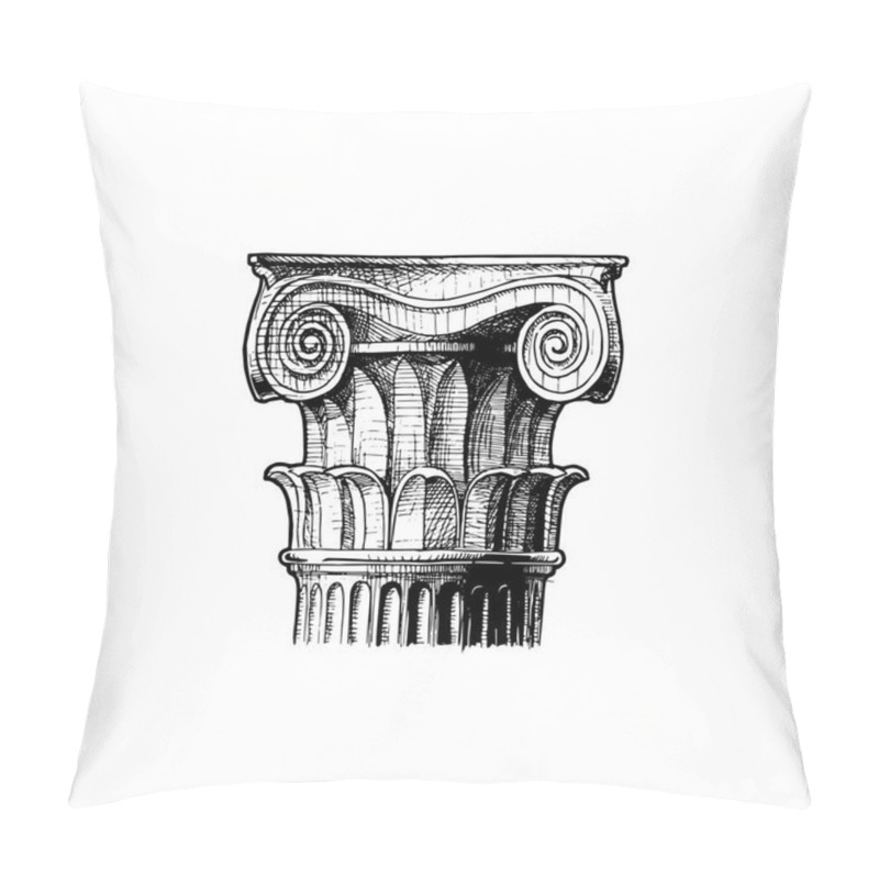 Personality  Capital. Classical Order. Pillow Covers