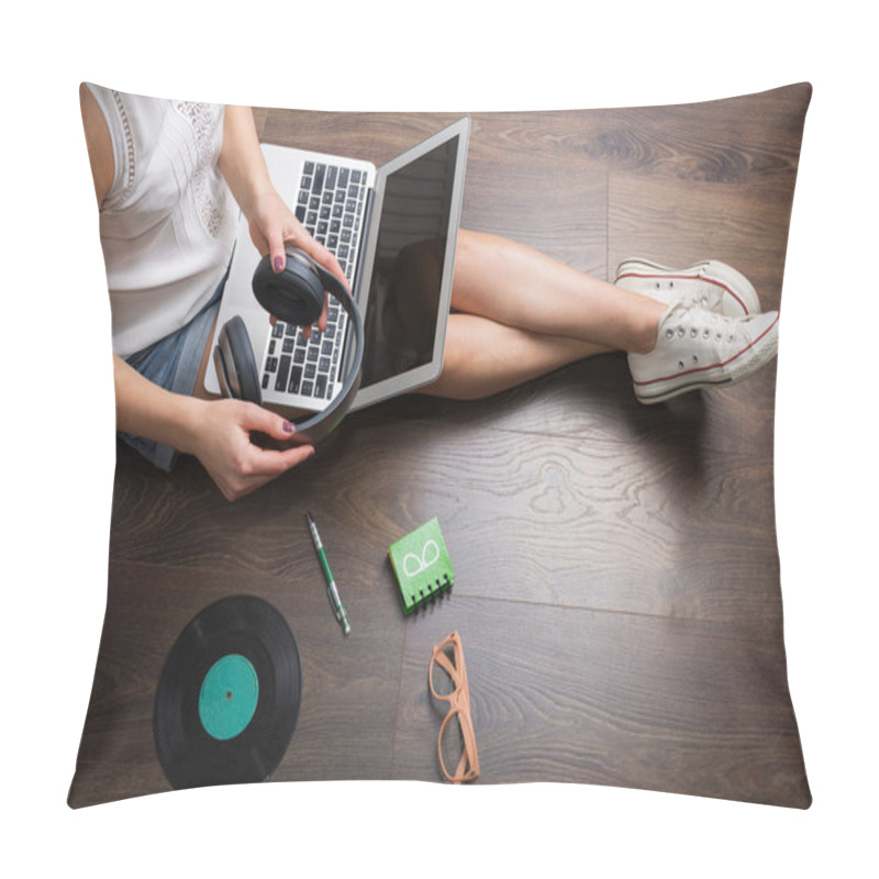 Personality  Working At The Laptop Pillow Covers