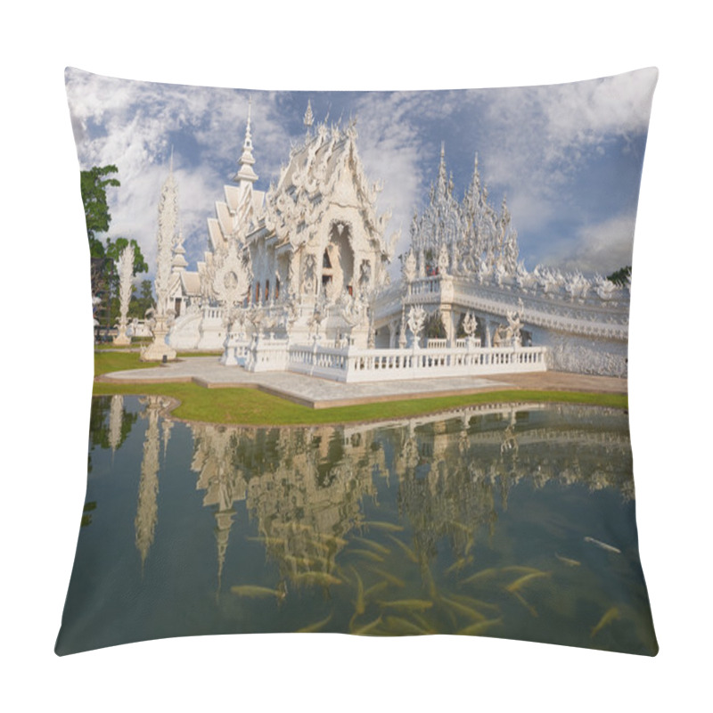 Personality  Wat Rong Khun,Chiangrai, Thailand Pillow Covers