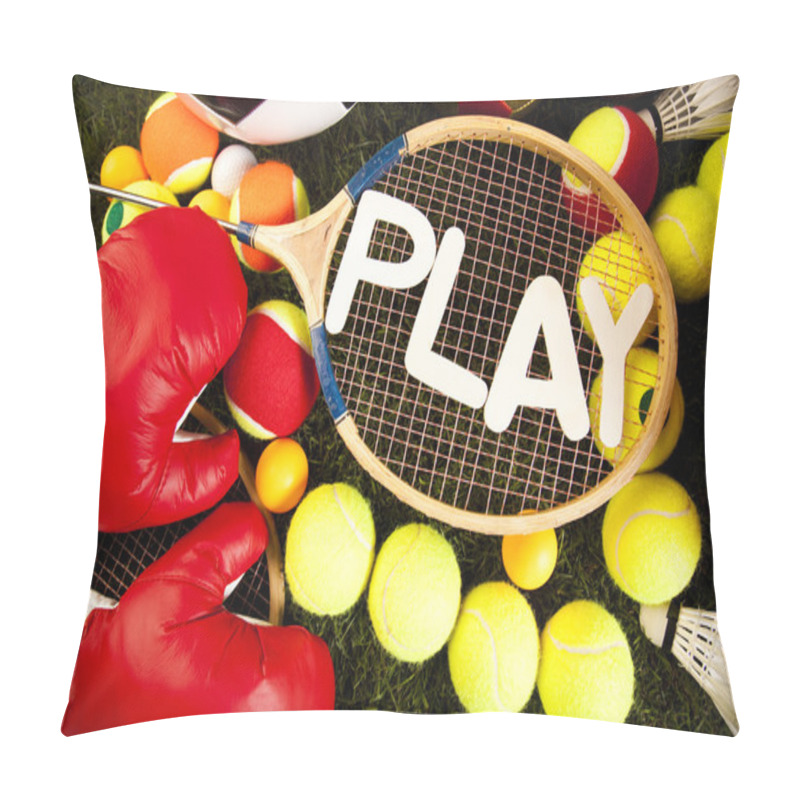 Personality  Sports Balls And Equipment Pillow Covers