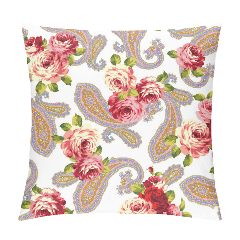 Personality  Rose And Paisley Pillow Covers