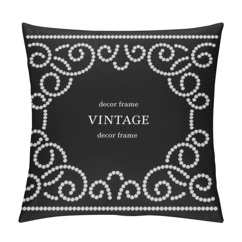 Personality  Black And White Diamond Background Pillow Covers