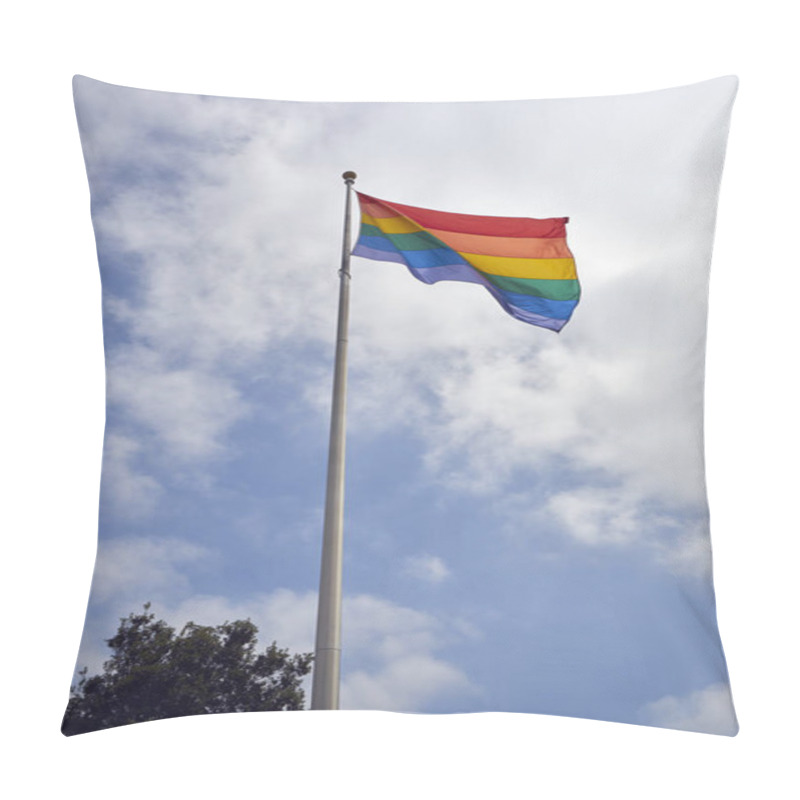 Personality  THE Hillcrest Pride Flag - Symbol Of Love And Unity   Pillow Covers