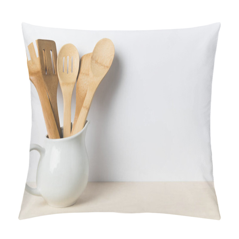 Personality  Wooden Kitchen Utensils Pillow Covers