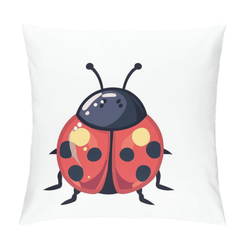 Personality  Insect, Cute Insect Vector Illustration For Bugs And Creepy,Crawly Designs Pillow Covers