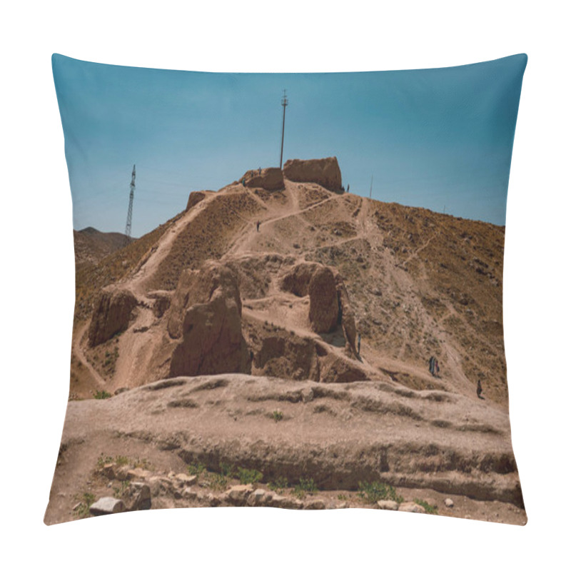 Personality  A Historical Site With Old Broken Sand Building Pillow Covers