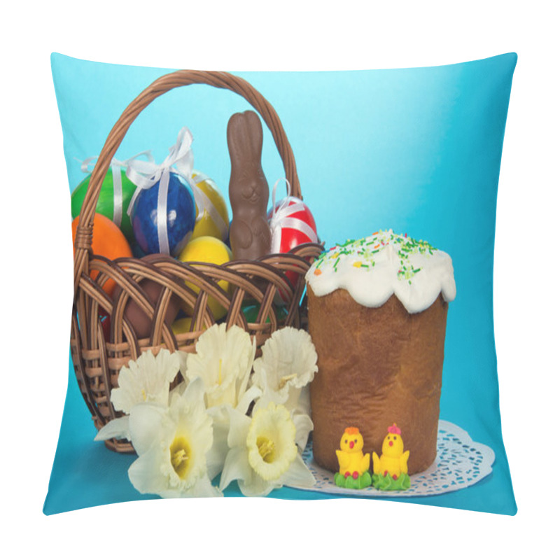 Personality  Eggs And A Chocolate Rabbit Pillow Covers