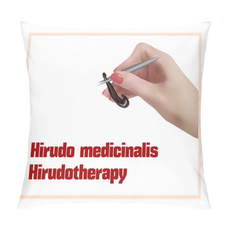 Personality  Hirudotherapy. Treatment With Leeches. Pillow Covers