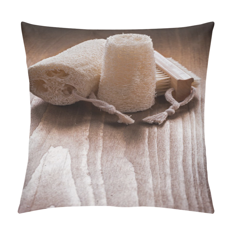 Personality  Bath Brush With Loofahs Pillow Covers