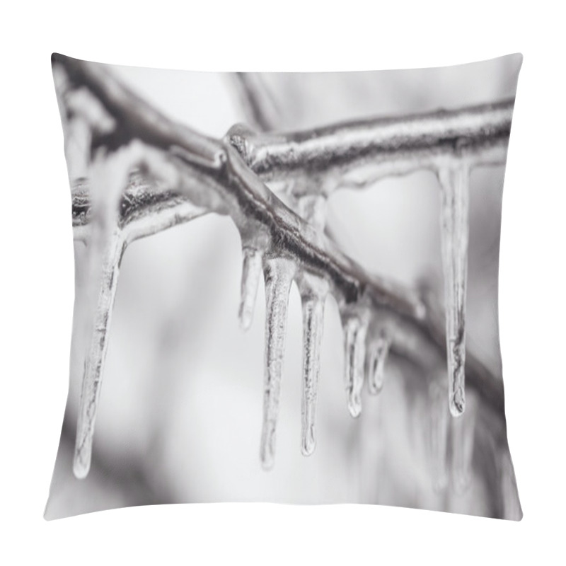 Personality  Ice-covered Branches Tree Pillow Covers