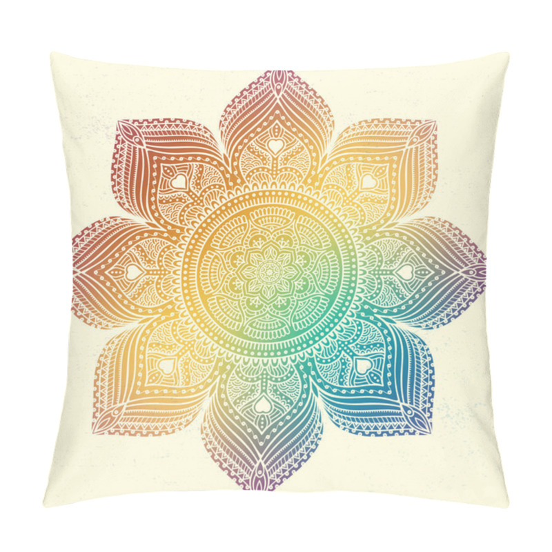 Personality  Beautiful  Card With Mandala Pillow Covers