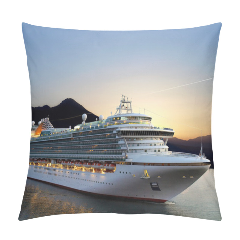 Personality  Cruise Ship. Pillow Covers