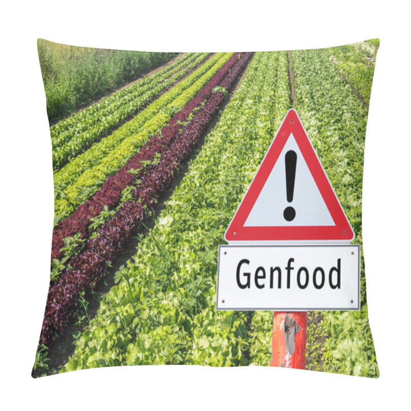 Personality  Salad Field Attention Genfood Sign Pillow Covers