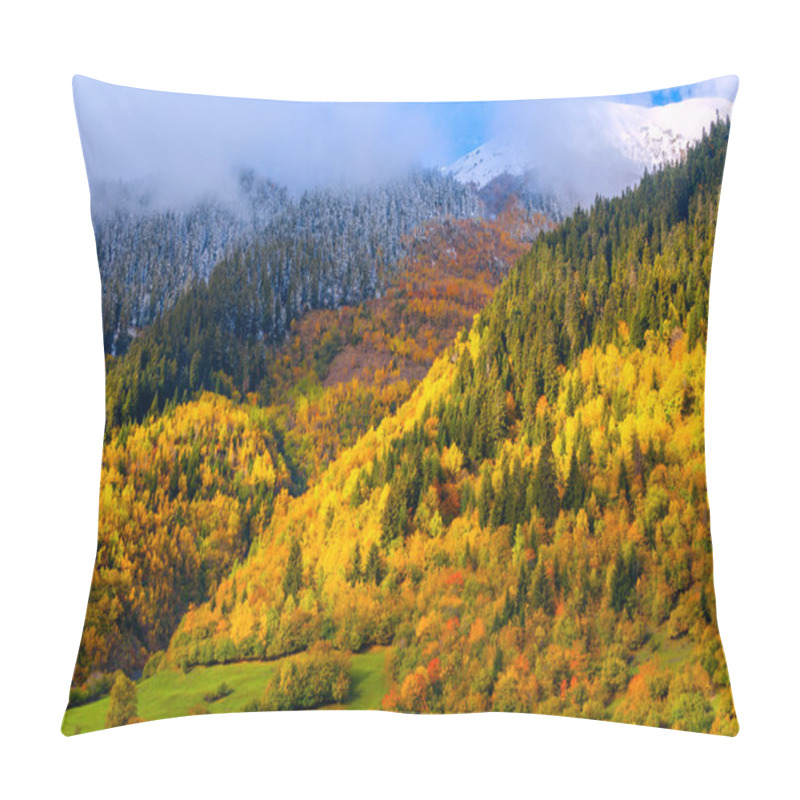 Personality  Autumn In The Mountains Pillow Covers